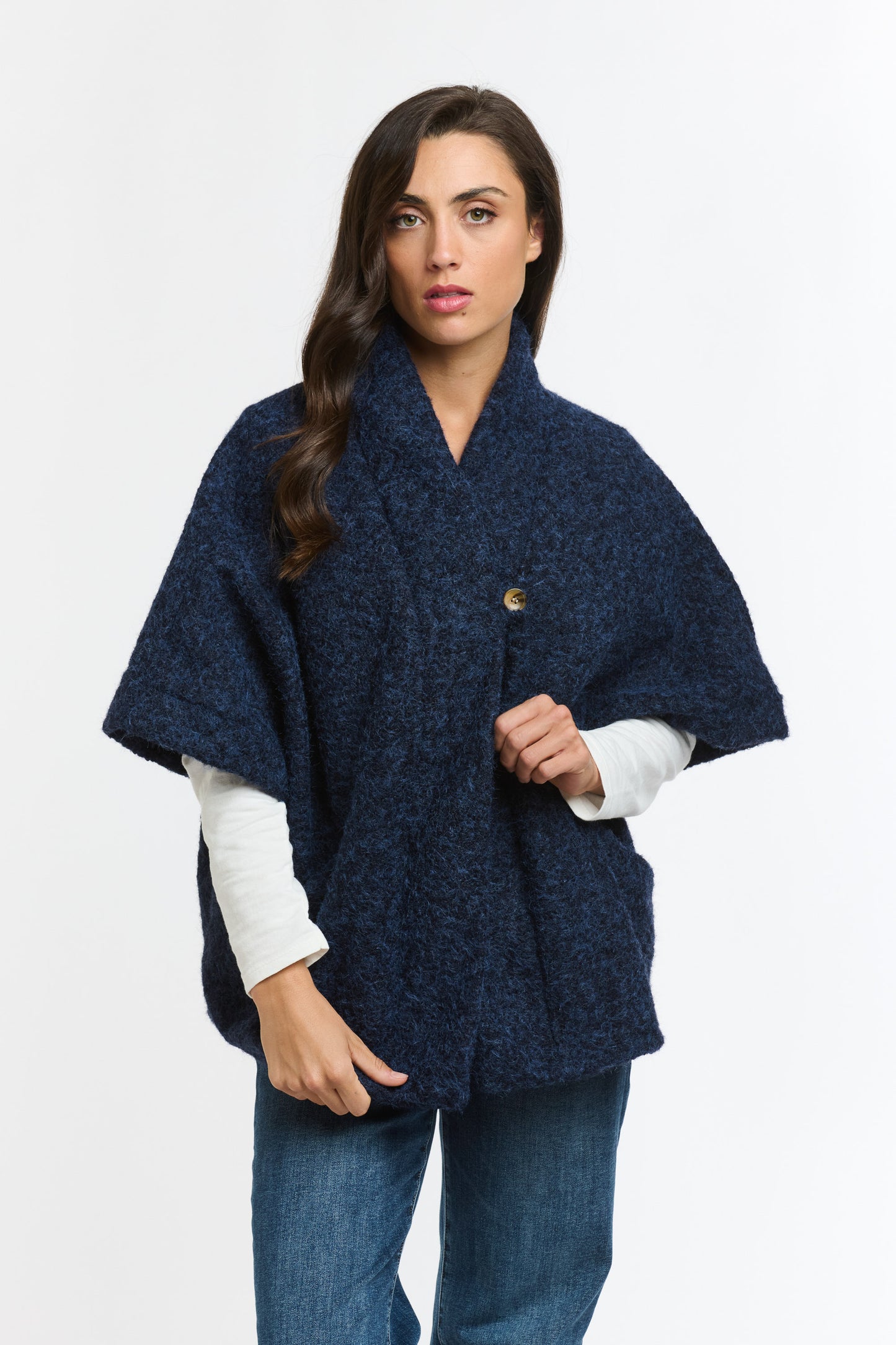 Winter Cape - Navy