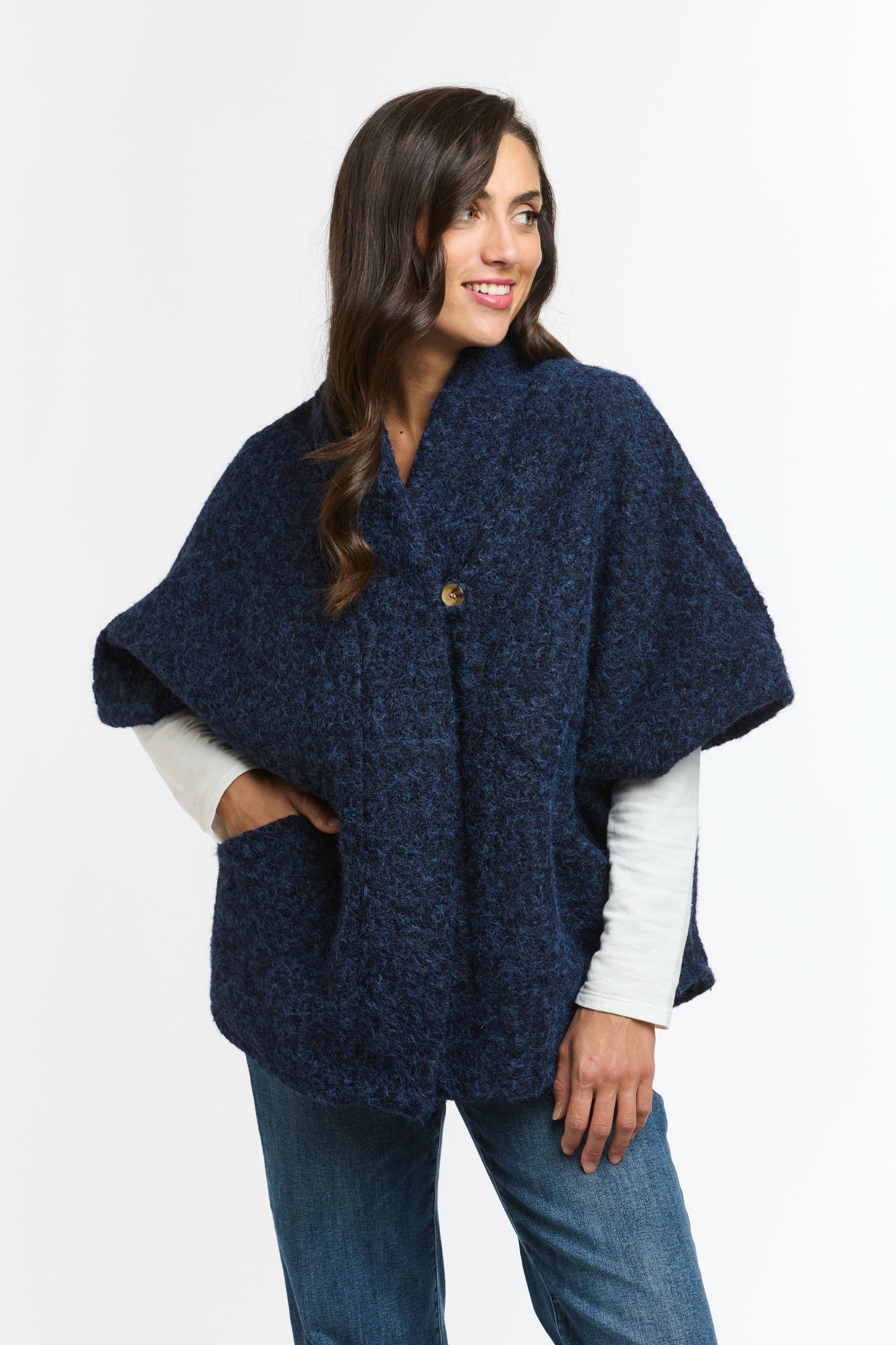 Winter Cape - Navy
