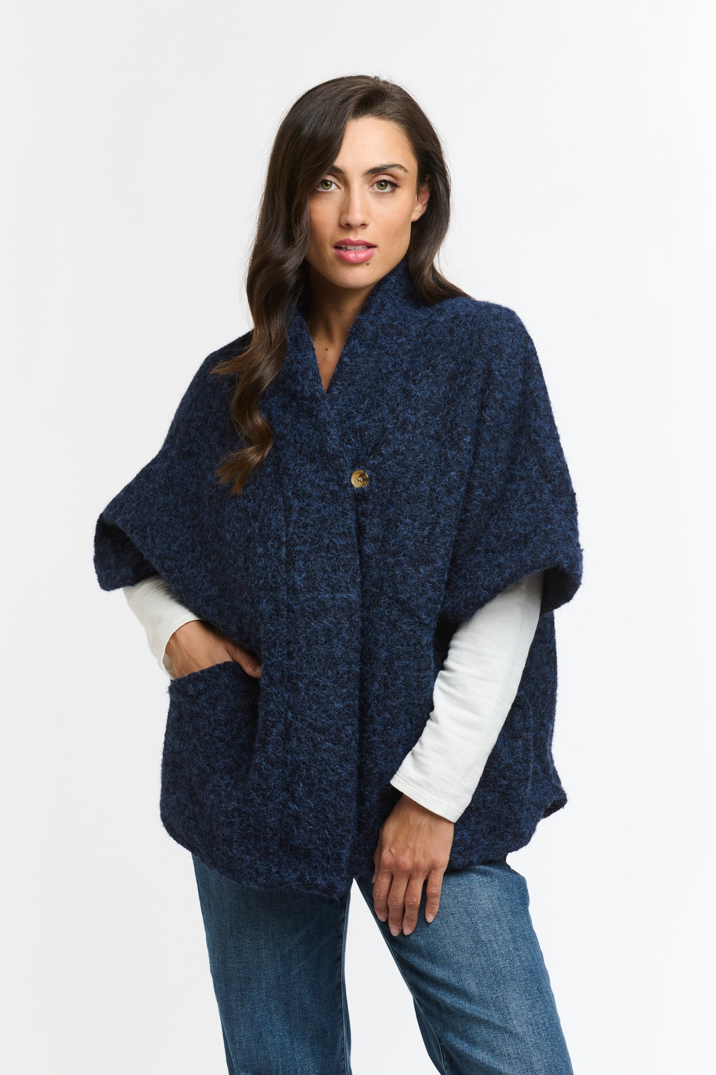 Winter Cape - Navy