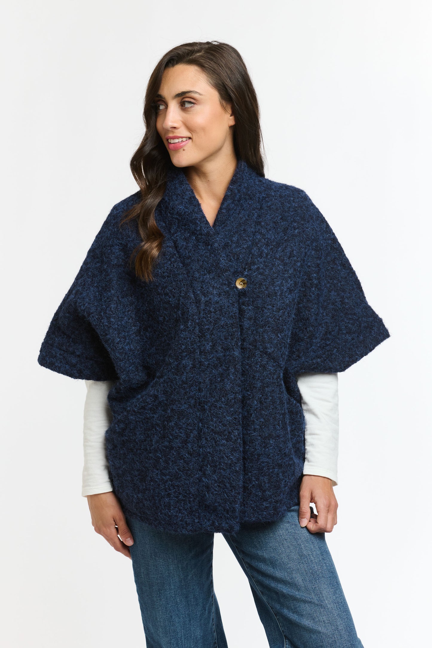 Winter Cape - Navy