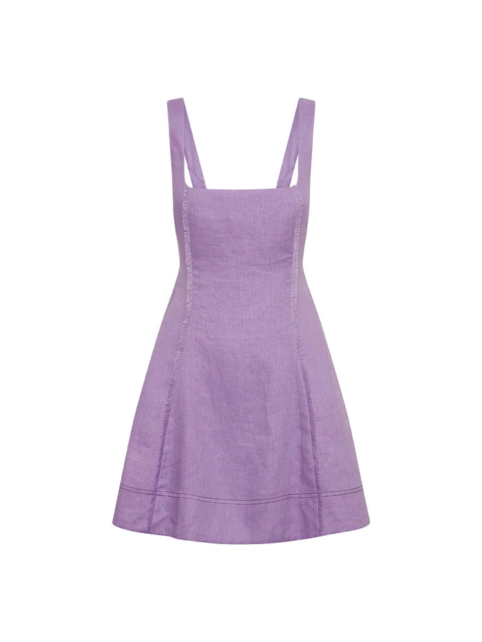 Ellie Strappy Mini Dress - Lilac