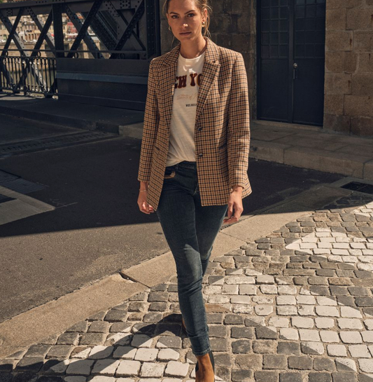 Naomi Rustic Jeans - Dark Blue