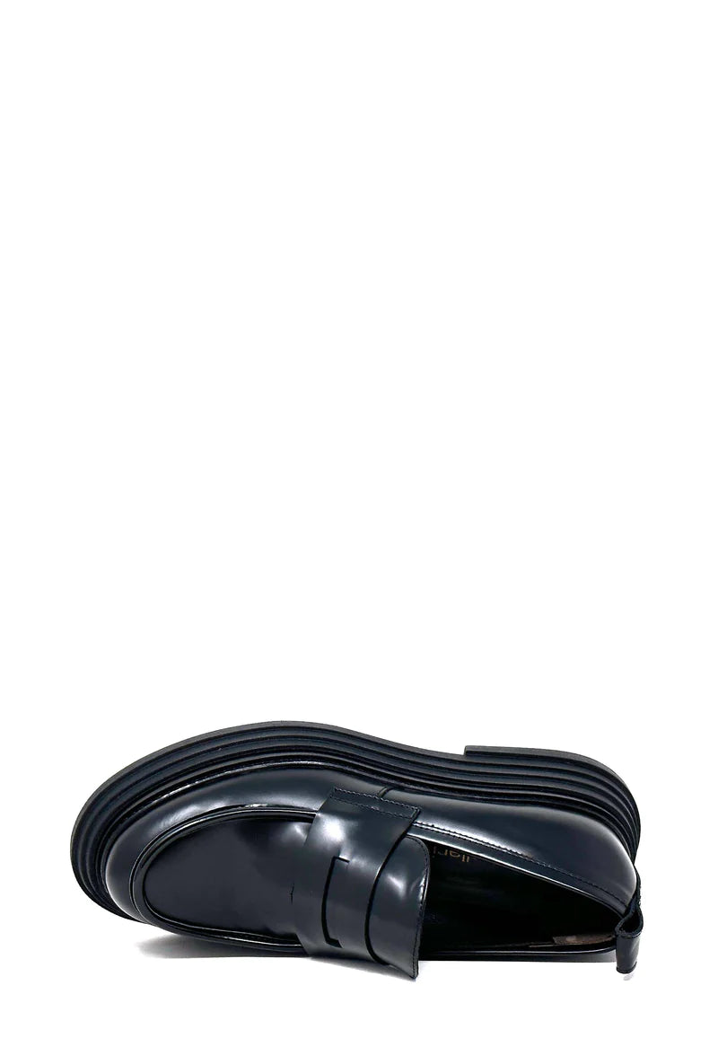 Leather Loafers - Black