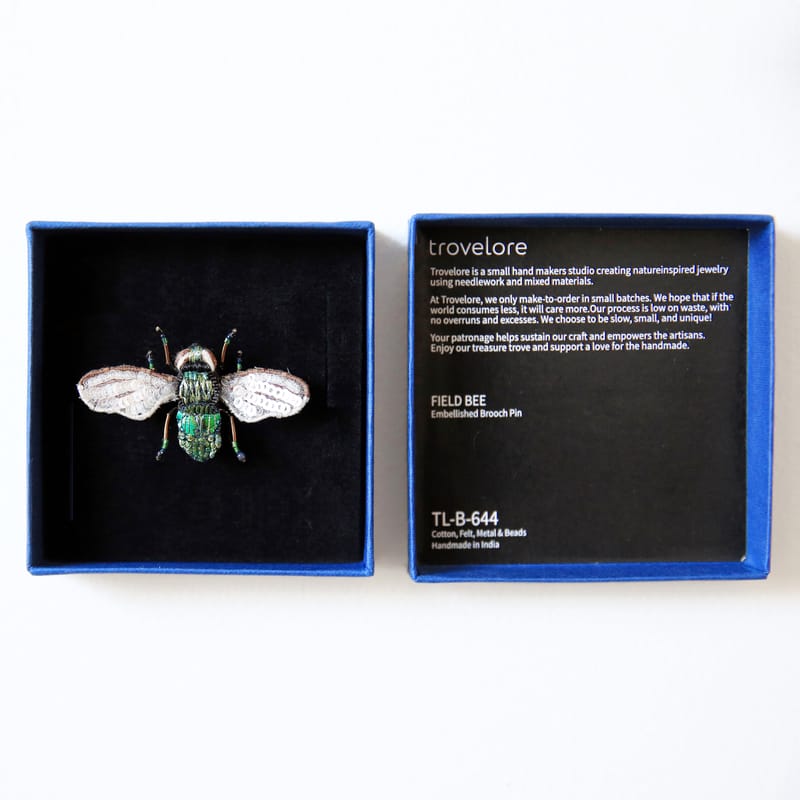 Field Bee Brooch