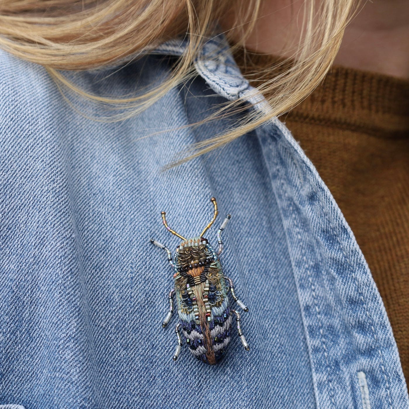 Florentinus Beetle Brooch