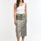 Hugo Skirt - Gunmetal