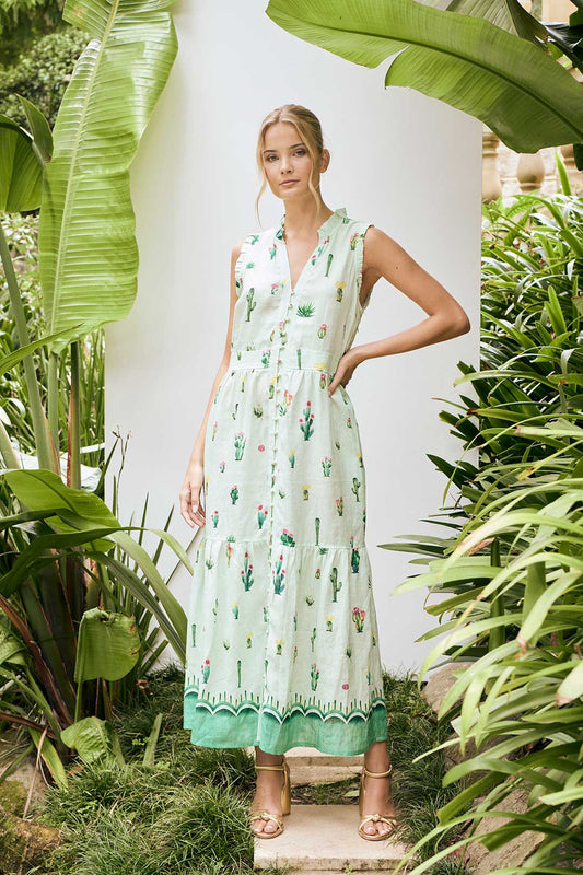 Ayla Maxi Dress - Cactus