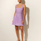 Ellie Strappy Mini Dress - Lilac