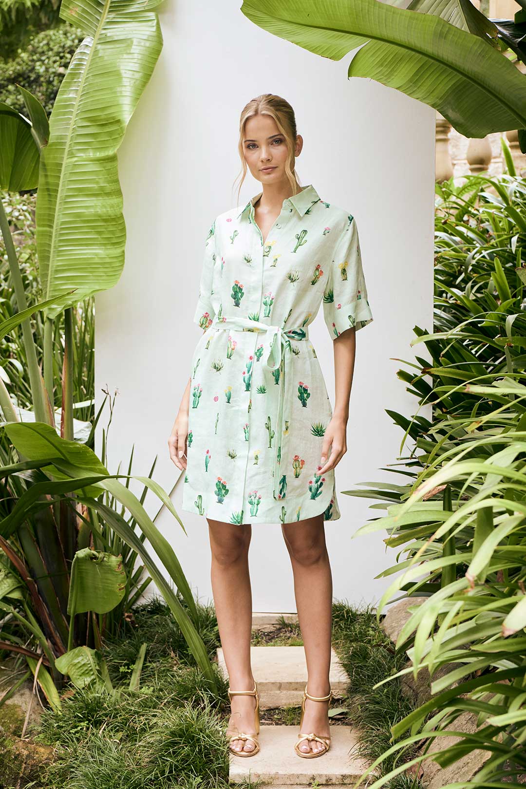 Kiara Dress - Cactus