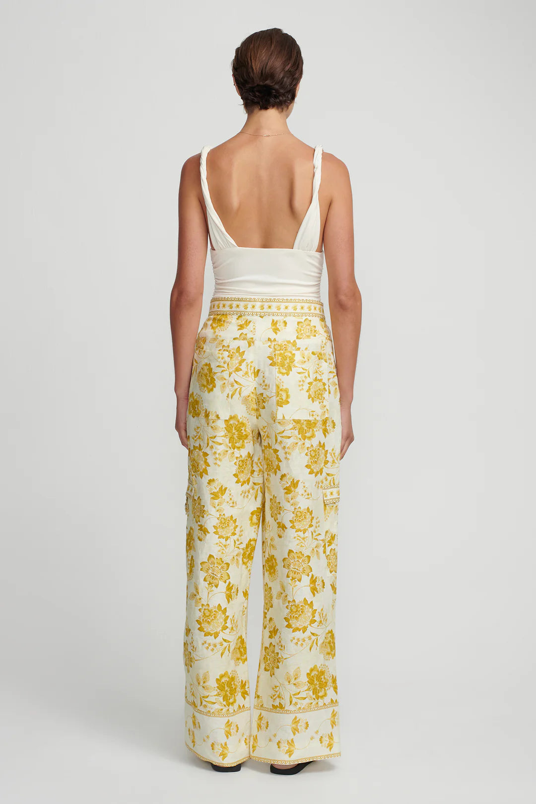 Luna Wide Leg Pant - Golden Nectar