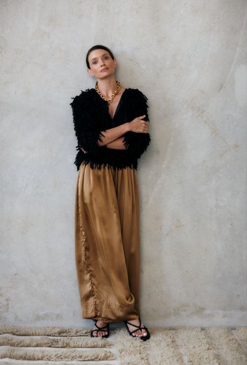 Lila Wide Pant - Gold