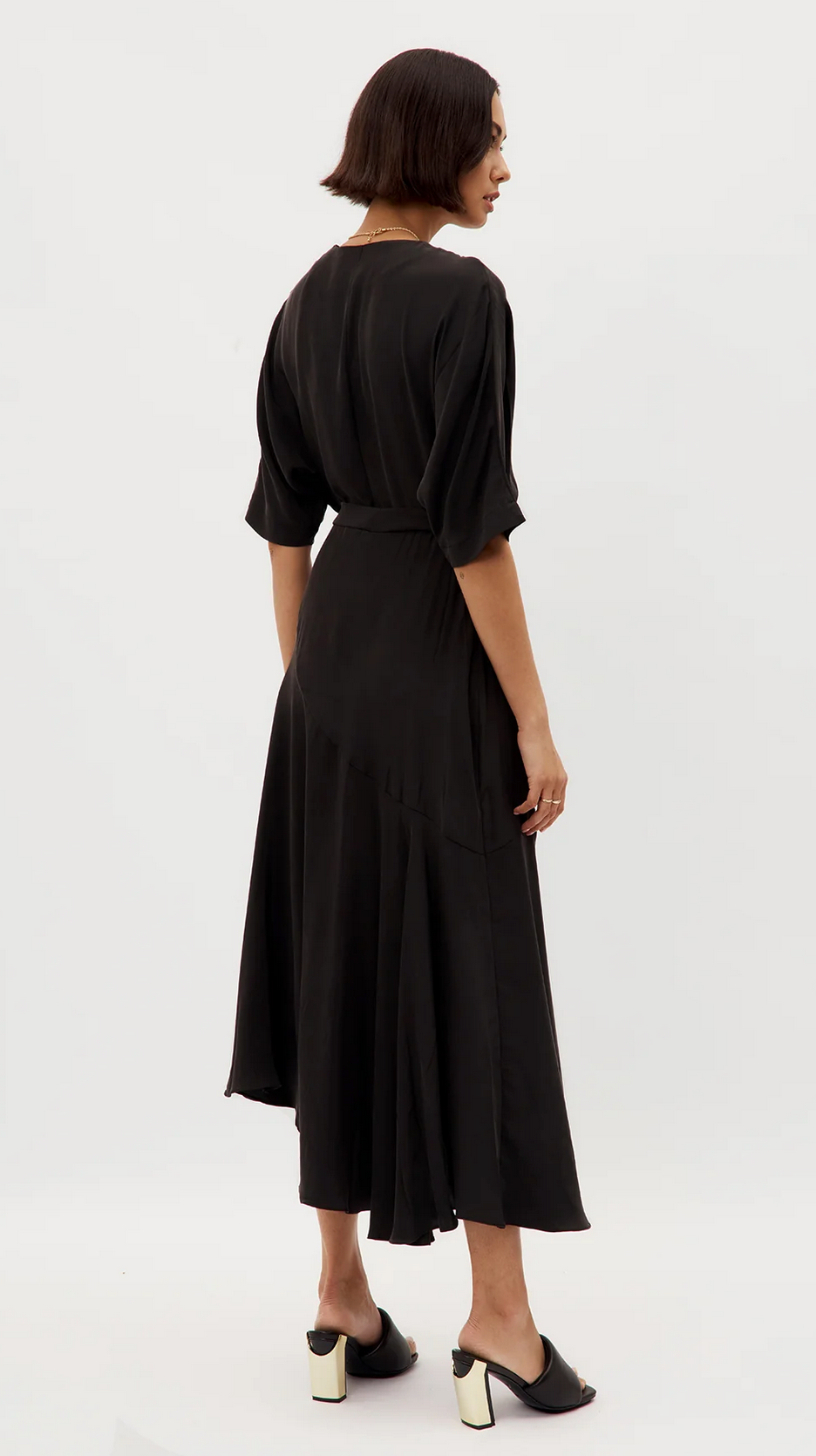 Beloved Wrap Dress - Black