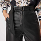 Halston Leather Pants - Black