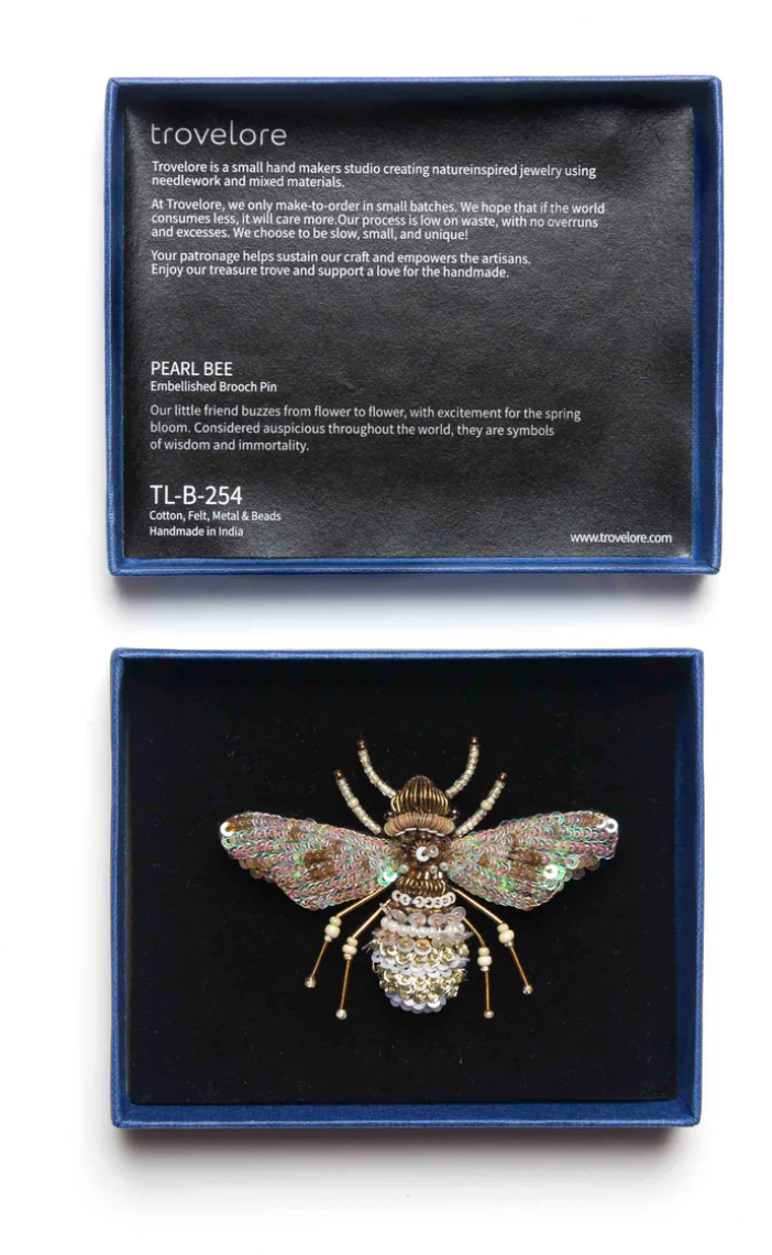 Pearl Bee Brooch