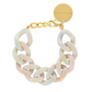 Flat Chain Bracelet - Beige Multi