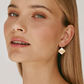 Morroccan Drop Earrings - Gold