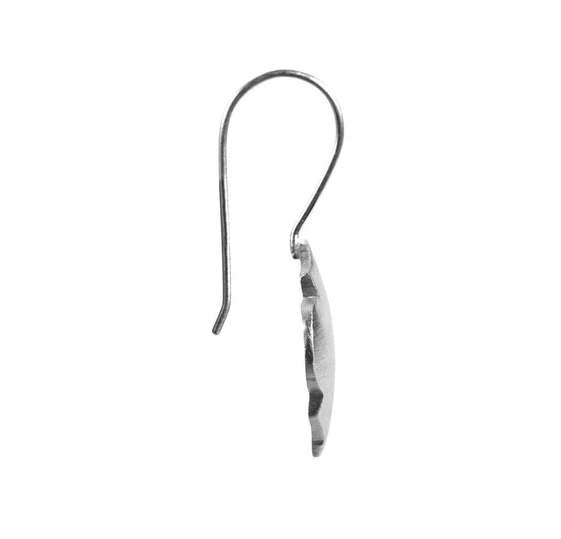 Morroccan Drop Earrings - Silver