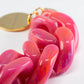 Giant Bracelet - Fuchsia Marble