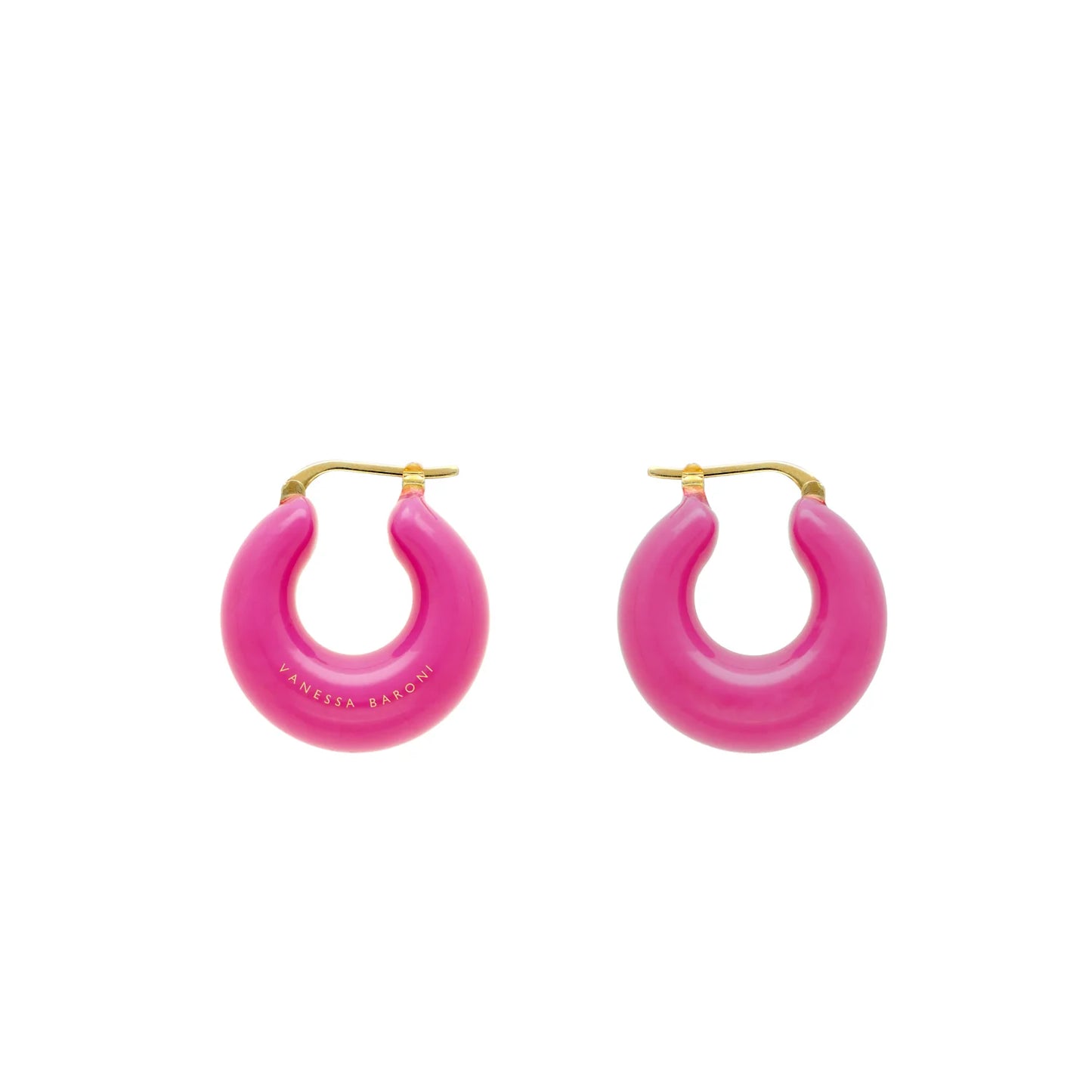 Circlet Earrings - Pink