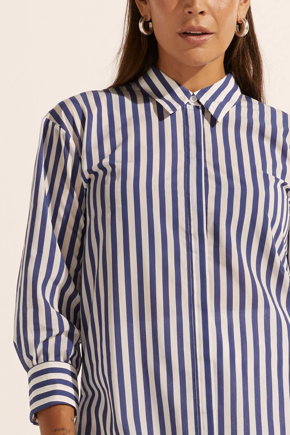 Agile Top - Navy Stripe