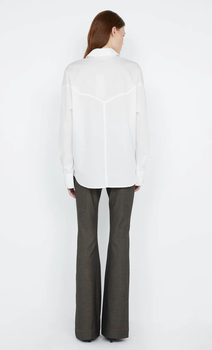 Arlo Yoke Shirt - White