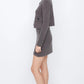 Josie Mini Skirt - Charcoal