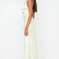 Sabia Twist Dress - Ice Yellow