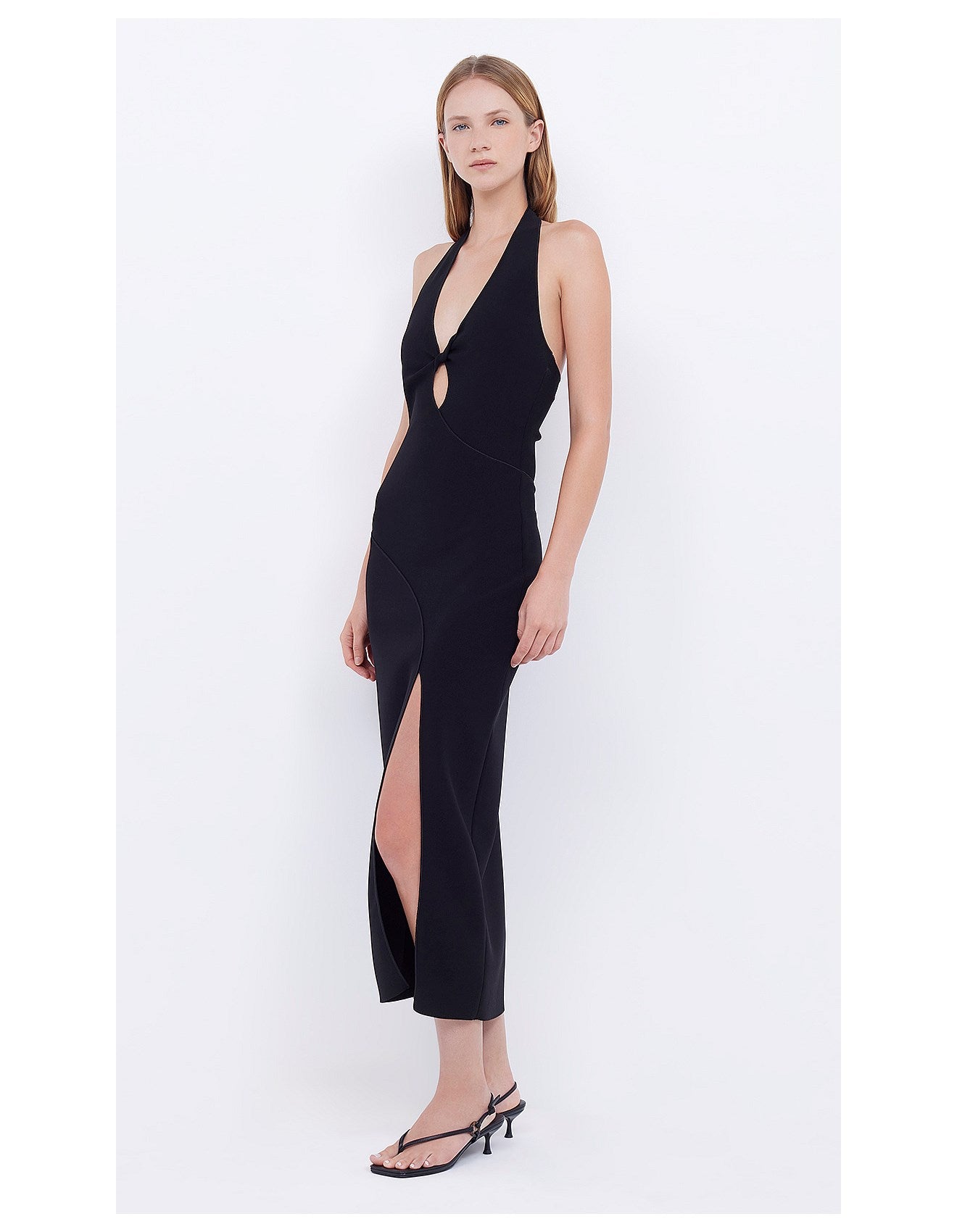 Odeya Halter Dress - Black