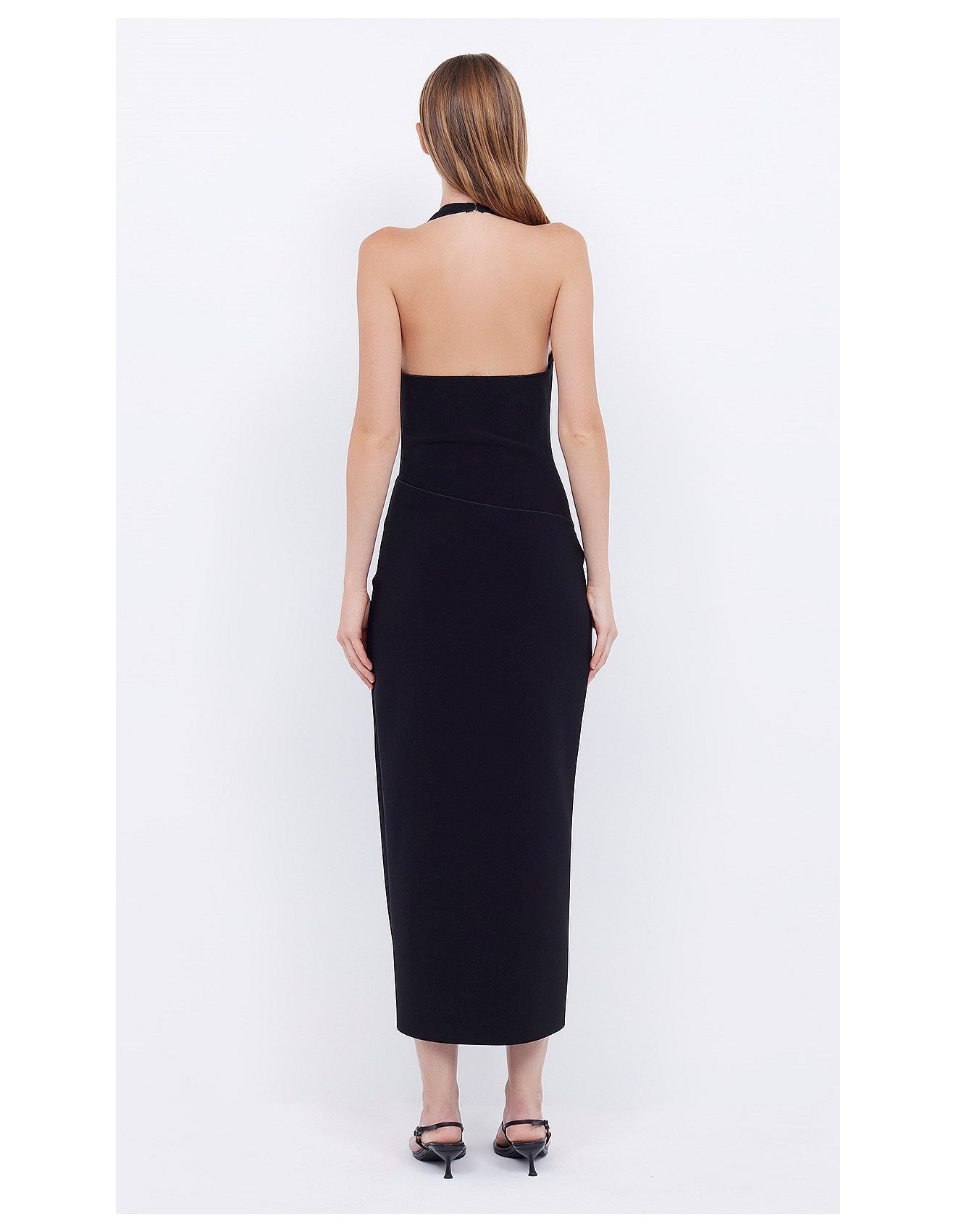 Odeya Halter Dress - Black