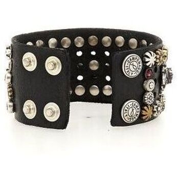 Bracelet Mixed Studs Flowers Multicolour - Black