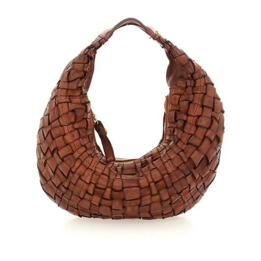 Shoulder Bag Woven - Cognac