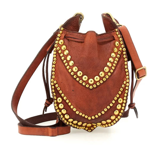 Bucket Studded Bag - Rust