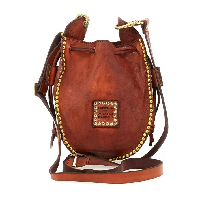 Bucket Studded Bag - Rust