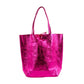 Large Tote - Metallic Fuchsia