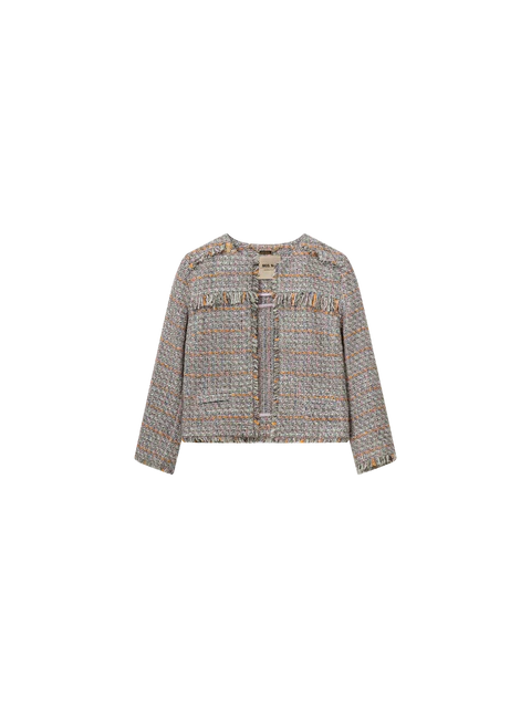 Ellis Boucle Jacket - Ecru