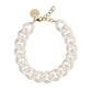 Big Flat Chain Necklace - Off White
