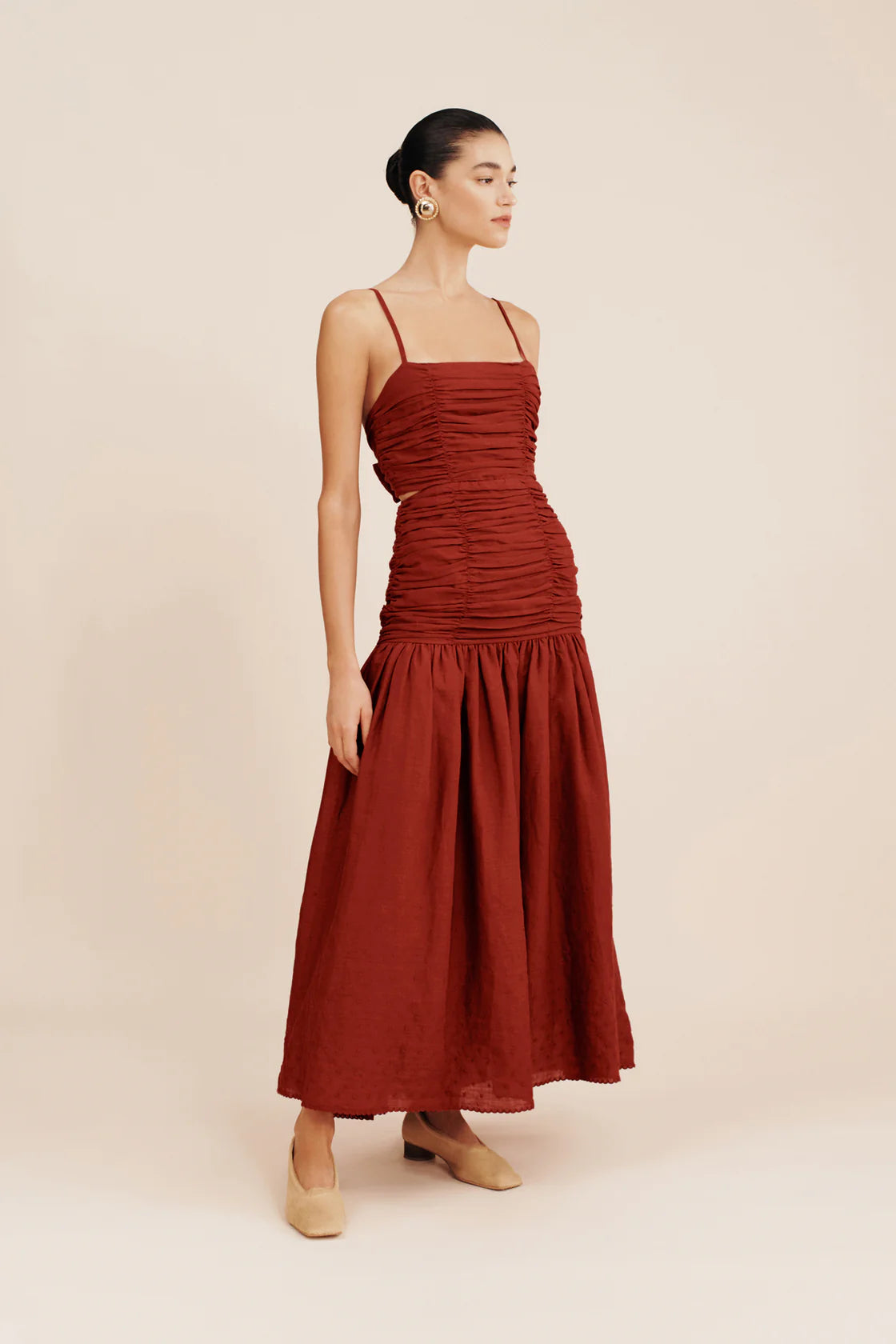 Aurelia Dress - Merlot