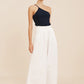 Axel One Shoulder Singlet - Navy