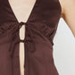 Kaia Halter Top - Choc Plum