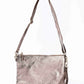 Crossbody/Clutch Bag - Metallic Champagne