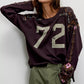 Lilith Floral Embroidered Tee - Chocolate