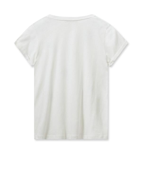 Laura O-SS Glam Tee - White