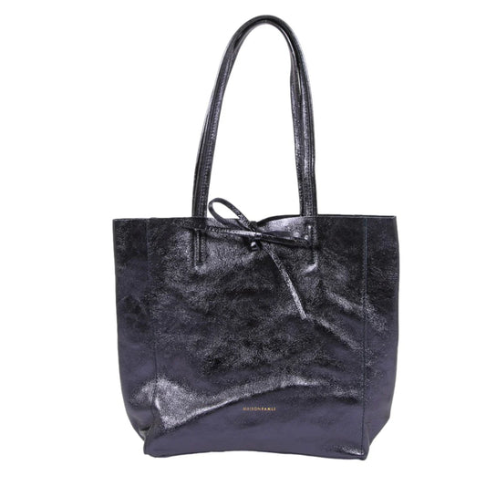 Medium Tote - Metallic Marine