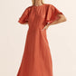 Pavillion Dress - Nectarine