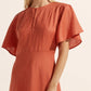 Pavillion Dress - Nectarine