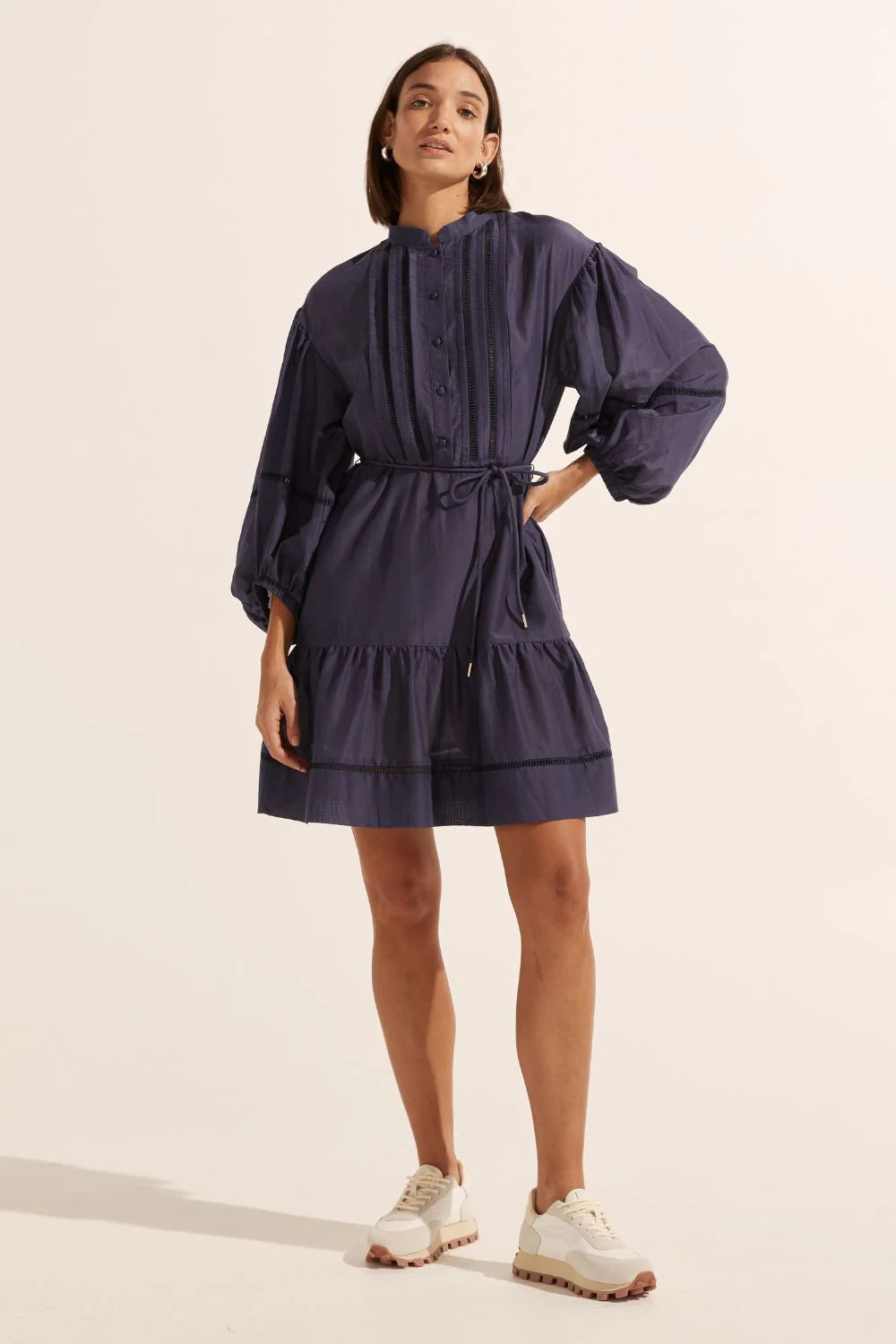 Festoon Dress - Indigo