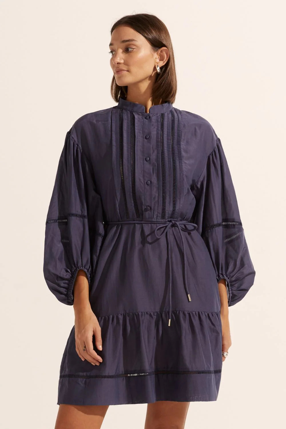 Festoon Dress - Indigo