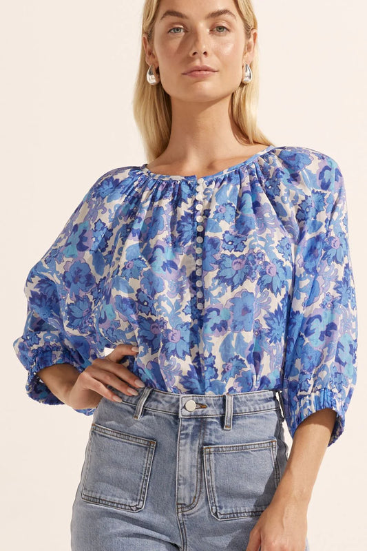 Imbue Top - Pacific Floral