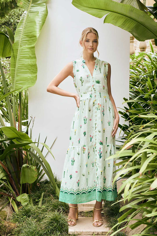 Ayla Maxi Dress - Cactus