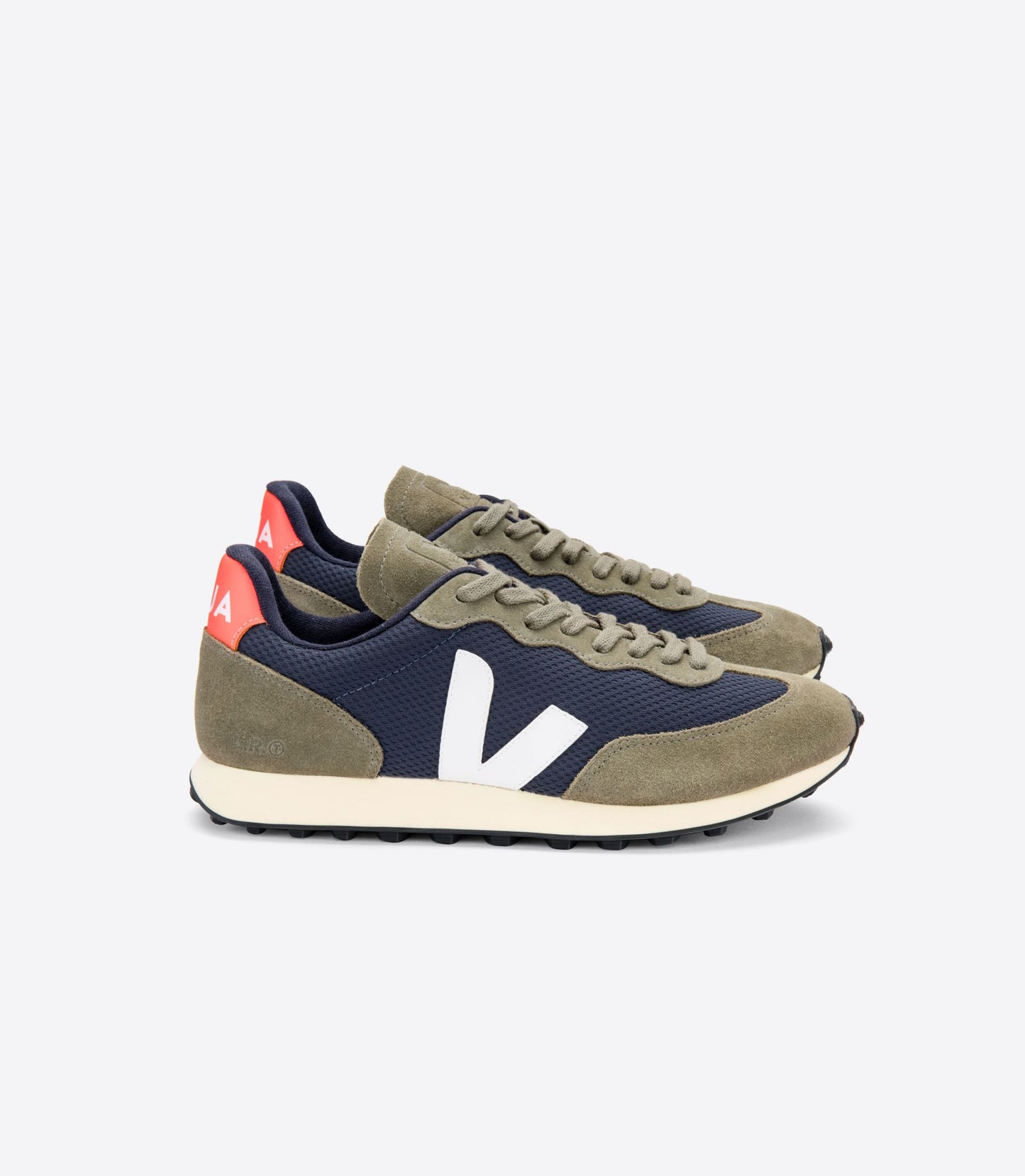 VEJA Rio Branco Sneaker Alveomesh - Nautico White Orange Fluo